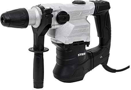 STIER Bohrhammer SHB-L-4100, Hammerbohrer, 1500 W, 12 J, 4100 Schläge/Min, SDS-Max Aufnahme, 42,2 cm - 27,6 cm - 12,0 cm, Meißelarbeiten Abbruc- und Abbriss-Arbeiten