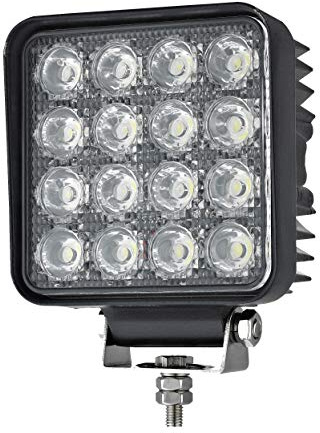Ryme Automotive Foco de Trabajo LED 48W 12-24V Faro LED Tractor, Coche, SUV, todoterreno, ATV, Barcos, Vehículos industriales, Iluminación LED 2500 lúmenes