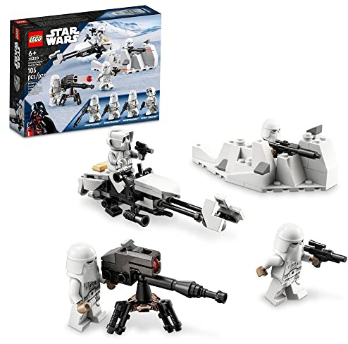 Lego Star Wars Snowtrooper Battle Pack 75320; Kit de construcción de Juguetes para niños de 6 años en adelante (105 Piezas)
