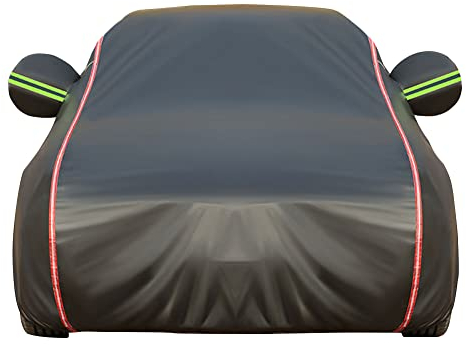 Abdeckplane Auto Autoabdeckung Vollgarage für Opel Corsa E Hatchback Van (2014-Gegenwart), Autoabdeckung Stoff Universell für alle Jahreszeiten(Color:B)