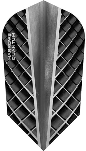 THOR-SPORTS Harrows Quantum Flights slim/Pear/Kite/standard i olika färger (smal 1 set, silvergrå)