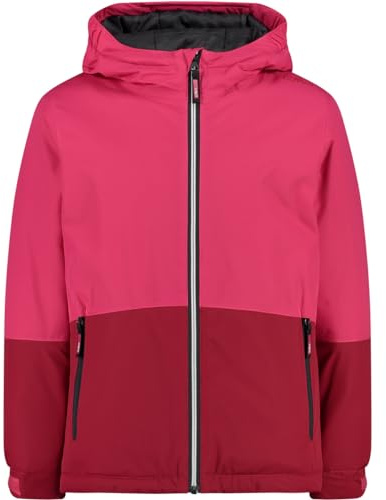 CMP Giacca Kid G con Cappuccio Fisso Unisex - Bambini e Ragazzi, Fuxia 25, 152