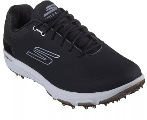 Skechers Go Golf PRO 6 SL - Scarpe da Ginnastica da Uomo, Black,