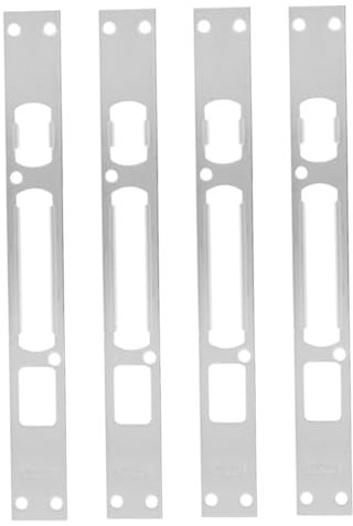 KITANDOVE 4pezzi Piastra Di Rinforzo Per Porta Inossidabile Facile Installazione Sicurezza Aggiuntiva Per Porte Ingresso e Porte Blindate