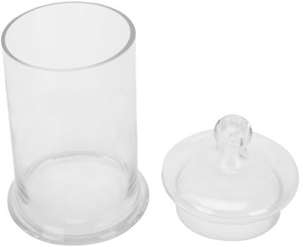 TOPBATHY Elegant Glass Candy Canister Sugar Storage Jar Multi-functional Kitchen Supply
