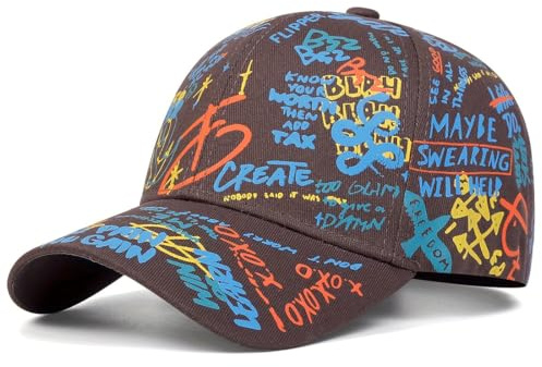 YKDLLF Cappello da Baseball Uomo con Visiera Unisex Cotone Regolabile Casuale Berretto da Baseball Cappellini Cappello Snapback Classico Blank Tesa Regolabile High Top End Trendy Color Style