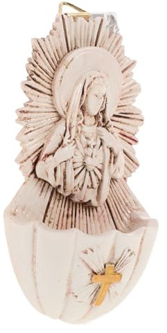 GLEAVI Fontaine De Saint Eau Résine Décorative Pour Ornement Catholique Pour Maison Église Ou De Première Communion