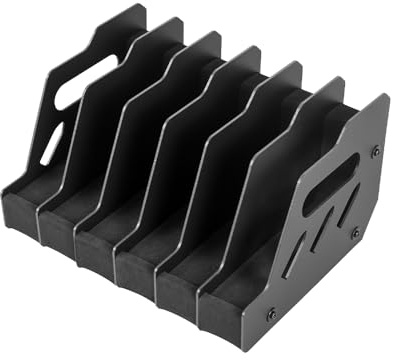 MiOYOOW Porta Pistola in Schiuma Eva, Supporto per Pistole Contiene da 4/6/8 Slot per Esposizione con Cacciavite, Portafucili Espositore per Pistola