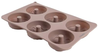 HOMLA EASY BAKE - Stampo per ciambelle in silicone, 27 x 16,5 cm, antiaderente, lavabile in lavastoviglie