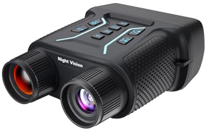 QQJIN Nachtsichtgerät für Erwachsene, 4K UHD Video & 36MP Bild, Militär Nachtsichtgerät mit 32GB TF-Karte, 8X Digitalzoom, 400M Full Dark für Camping, Vogelbeobachtung, Jagd,B