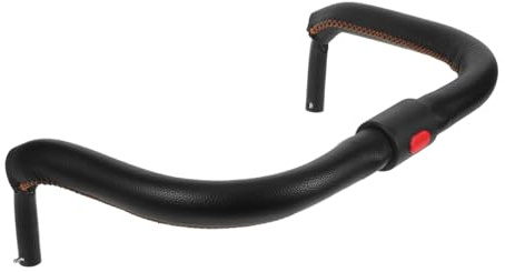 MERRYHAPY Barre de Poussette Détachable Confortable Cuir PU Poignée de Garde-corps Sécurisée Remplaçante et Facile à Nettoyer pour Garçon Fille et Tout