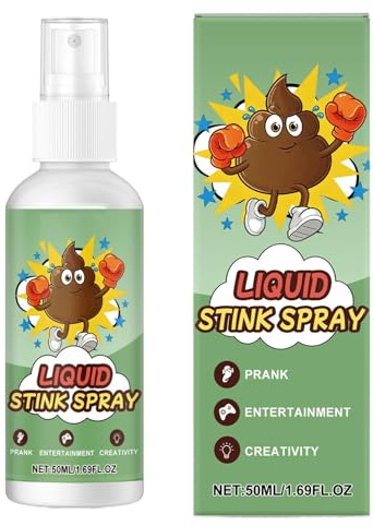 Fenayuu Spray de Pedos,50ml Nube de Olor | para Bromas con Vaho Maloliente | para Cumpleaños Día del Niño Actividades De Clase Familia Amigos Compañeros De Clase Hogar