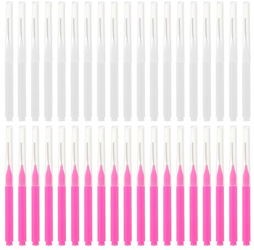 ZUNOXAZ Lot de 50 Brosses de Anti-obstruction, Petites Brosses de Nettoyage pour Buses et Robinets, Outils Multifonctions pour Salle de Bain, Nettoyage des Pommeaux et Recoins