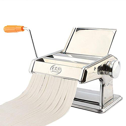 Máquina cortadora de pasta, 3 en 1, cortador de fideos hecho a mano, rodillo de pasta de acero inoxidable, cortador de fideos, máquina para hacer pasta con troqueles de corte de 0,5 a 3 mm para lasaña