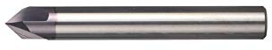 CNC QUALITÄT VHM Entgrater Schaftfräser Ø 4 mm - Hartmetall Fasenfräser 90°