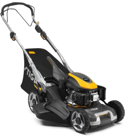 STIGA 950 Twinclip V Tagliaerba a Benzina, 196 cc, 48 cm – 4-in-1, Cesto 70 l – Prati fino a 2.000 m²