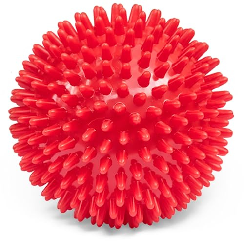 Beenax Spiky Massage Ball 10cm - Body and Feet, Tension and Pain Relief, Plantar Fasciitis, Trigger Point, Deep Tissue, Myofascial Release, Stress Ball, Yoga, Pilates, Exercise, Rehab, Physio