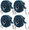 BRISKORE Expansores Ajustables Con Ganchos, 4 Unidades, 1 m, Tensor de Equipaje, Correa Tensora para Bicicleta