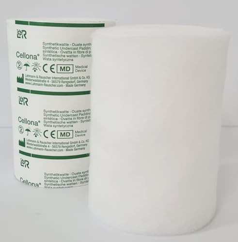 Cellona Synthetic Undercast Padding 10cm x 3mtr - Pack of 3 | Soft and Breathable Cast Padding | Comfortable and Durable