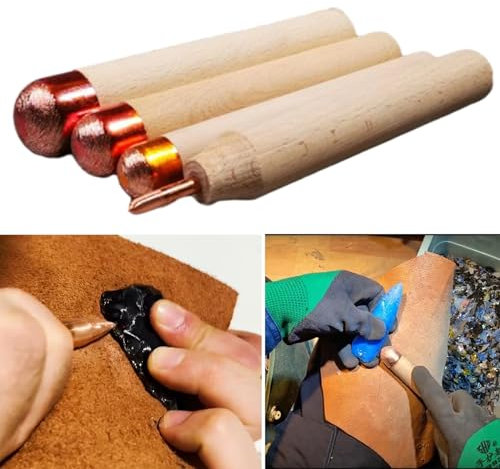 Flintknapping Kit para profesionales y principiantes, kit de herramientas de la edad de piedra con escamas de presión, Boppers de cobre, herramientas de artesanía de obsidiana y losas