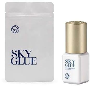 5g Wimpernkleber Sky S+ für Wimpernverlängerung. Trockenzeit : 0,5 Sek.. Eyelash Glue 5ml. Korea. goldene Kappe