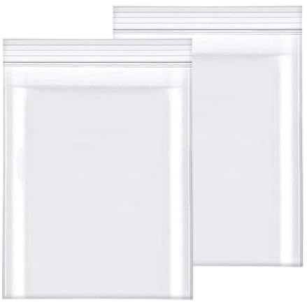 SGERUFZ 200 Sacs Plastiques Zipper | Sacs Ziplock Refermables | Sachets à Fermeture Éclair | Pochettes Transparentes Réutilisables pour Rangement et Emballage (6 x 9 cm)