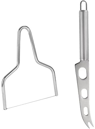 SEWOART 2 Pièces Set de Outils Acier Inoxydable pour Couper Fromage et Beurre Manche Ergonomique pour Cuisine Maison et Restauration