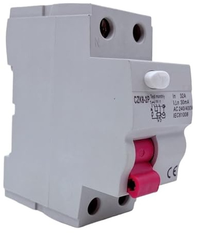 Disjoncteur Différentiel Intelligent Type B For Système Solaire, 2 Pôles, 63 A, 10, 30, 100, 300 MA, 25 A, 32 A, 40 A, 63 A, 100 A(2P40A100MA)