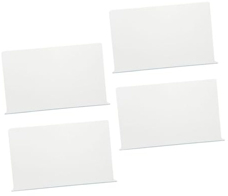 DOITOOL 4 Pezzi Barriera Antischizzi Vasca da Bagno in PVC Trasparente Paraspruzzi Angolare Facile da Installare e Pulire per Lavabi e Docce Copertura Protettiva Resistente e Duratura per