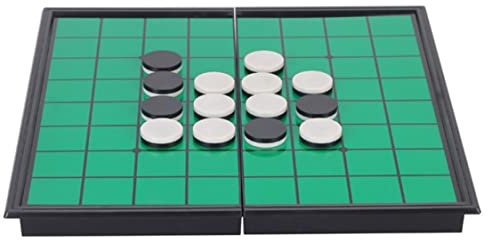 Othello Gioco da tavolo pieghevole portatile Othello Reversi Strategy Verde|.Reversi portatile