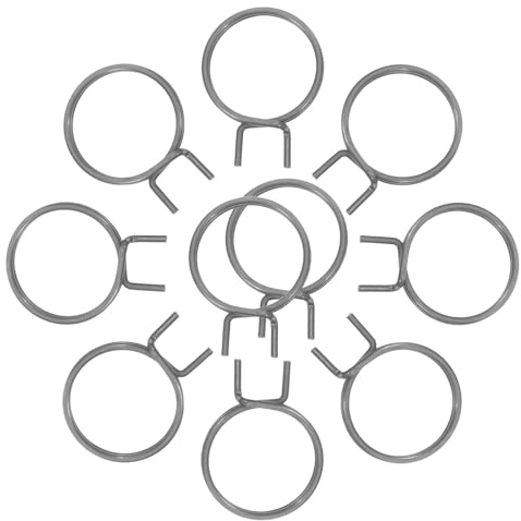 SUPVOX 10 Pièces Ressorts de Torsion pour Poignée de Porte Id Od Ressorts de Retour pour Serrure de Porte Acier Inoxydable Kit de Réparation pour Intérieure et Extérieure