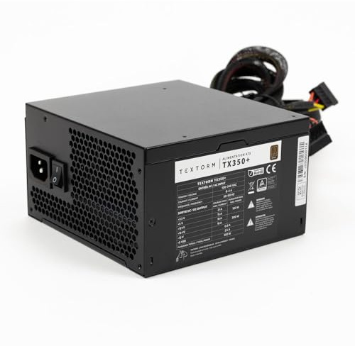 Textorm - Alimentation PC - 350 W - ATX/EPS - Certification 80PLUS Bronze - Non modulaire - Norme ATX 12 V
