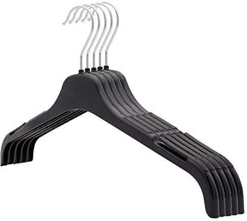 The Hanger Store 20 Non-Slip Plastic Coat Hangers for Tops & Shirts, 41cm