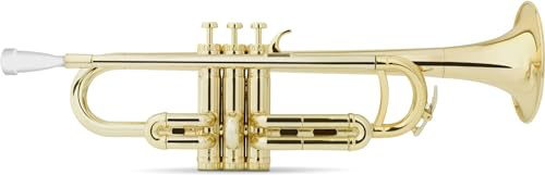 Classic Cantabile KTP-30GD MardiBrass Kunststoff Bb-Trompete Gold | Trompete in Bb-Stimmung, Material: ABS Kunststoff, Bohrung: 11, 6 mm, Schallbecherdurchmesser: 129 mm, 1 Wasserklappe, Kinder