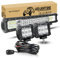 LED Arbeitsscheinwerfer Bar SKYWORLD 50cm 288W Lightbar Offroad Scheinwerfer Zusatzscheinwerfer 12V 24V + 2 x 10cm 18W LED Scheinwerfer mit Kabelbaum-Kit für 4x4 LKW Auto Traktor SUV UTV ATV