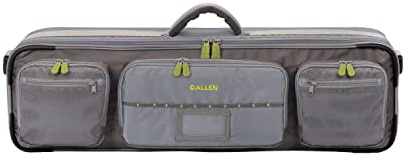 Allen Company Cottonwood Fly Fishing Rod & Gear Bag Case, Hold up to 4 Fishing Rods, Heavy-Duty Honeycomb Frame, Olive