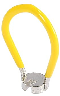 X AUTOHAUX 3.7mm Bicycle Wheel Spoke Wrench Bike Cycling Spanner Repair Tool Yellow