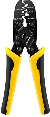 Outils de sertissage Weather Pack pour bornes Delphi APTIV Packard Weather Pack Connecteurs Metri-Pack pour bornes scellées, plage de sertissage 0,2-2 mm²(GR-1424B)