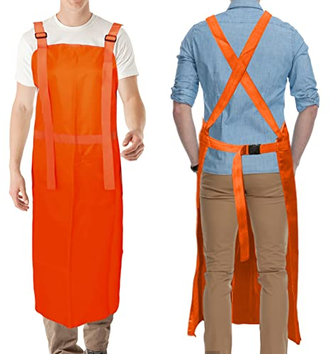 Grembiule da Officina Impermeabile per Falegname - Unisex per Uomo Donna, Giardino, Lavoro, Paesaggistica, Cucina, Ristorante, Caffetteria, BBQ, Casa