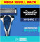 WILKINSON SWORD - Hydro 5 Rasierklingen für Herren | Packung mit 24 Rasierklingen-Nachfüllpackungen | Hydrating Gel & Präzisionstrimmer