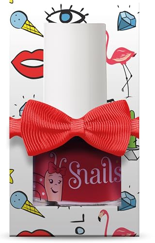 Snails 511765 Kinder Nagellack Mini Magic Love me!, in Geschenkpackung, auf Wasserbasis, abwaschbar, unbedenklich, vegan