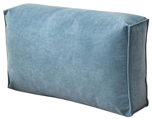 MSNCS Rückenstützkissen Rückenkissen Sofa Bett 60/70/80/90/100cm Bücherkissen Lesekissen Lendenkissen für Bett und Sofa Bequem Und Rückenlehne Wandkissen Abnehmbarem(Color6,90cm/35in)