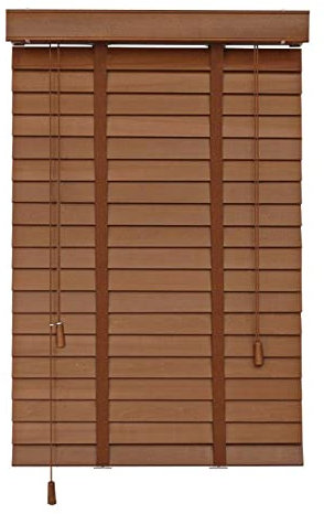 Holzjalousien-Jalousien-Lichtfiltervorhang,stabiles, nachhaltiges Holz, 50-150 breit, individuell anpassbar,BxH-90x250cm