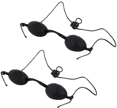 VARKAGE 2 Stück Solarium Brille UV Schutz, Schutzbrille Rotlichtlampe, Solariumbrille Schutzbrille für Schönheitsbehandlungen und Bräunungsschutz Im Freien