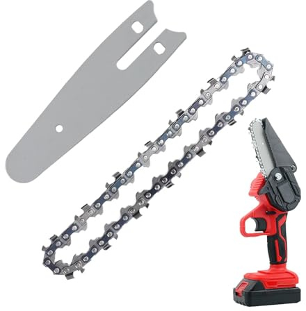 Barra e catena per motosega,Barra per motosega Barra guida e catena di ricambio combinate Accesori di ricambio per ad per motosega elettrica portatile