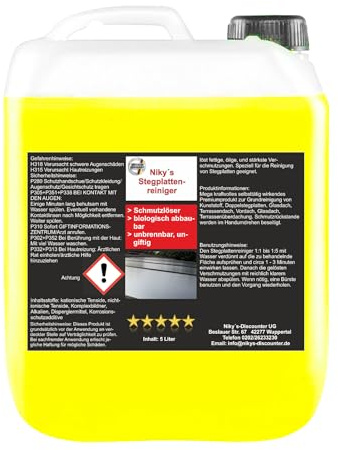 Niky's Stegplattenreiniger, 5 L, Reinigungsmittel für Terrassendach, Doppelstegplatten und Glasdach