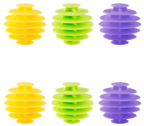 Lotsdonxia 6 Pcs Tumble Dryer Balls | Reusable Anti-Tangle Laundry Balls for Washing Machine & Dryer | Reduce Creases, Soften Clothes(3 Colors)