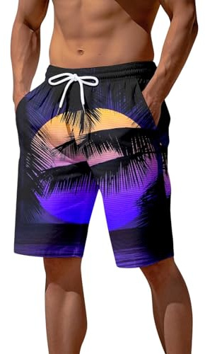 Bermuda De Bain Homme Caleçon Short Plage Grande Taille Maillot Piscine Boxer Slip Shorty Boardshort Maillots Shorts Travail Sport Court Jean