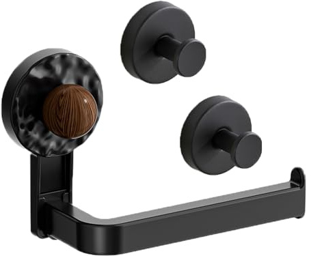 3 Pezzi Porta Carta Igienica Accessori Bagno Portarotolo Da Cucina Rotolo Anci Parete Arredamento Casa Arredo Senza Foratura Ganci Adesivi Muro Appendiabiti Fazzoletti Ventosa