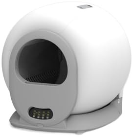 Lettiera per Gatti, lettiera autopulente, Smart Box con Controllo App, Toilette Automatica con Vassoio e Sistema di Sacchetti per la Spazzatura per Uso Domestico e in Viaggio, per più Gatti